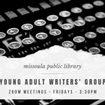 Young Adult Writers' Group flyer