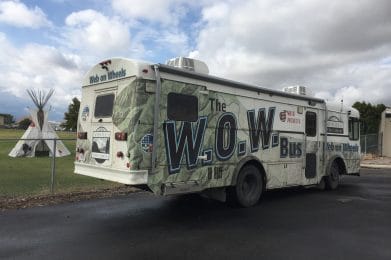 Web on Wheels Bus