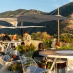 Evening light on The People's Terrace