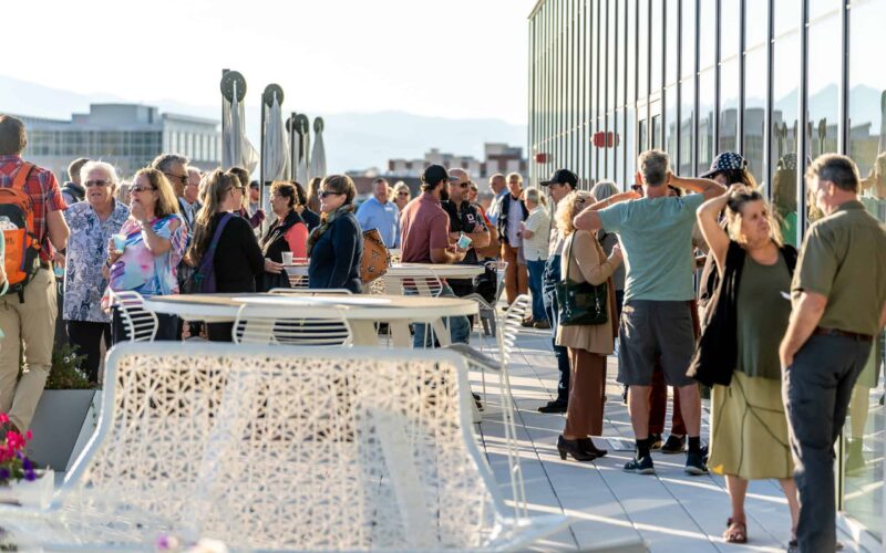 Group on The People's Terrace