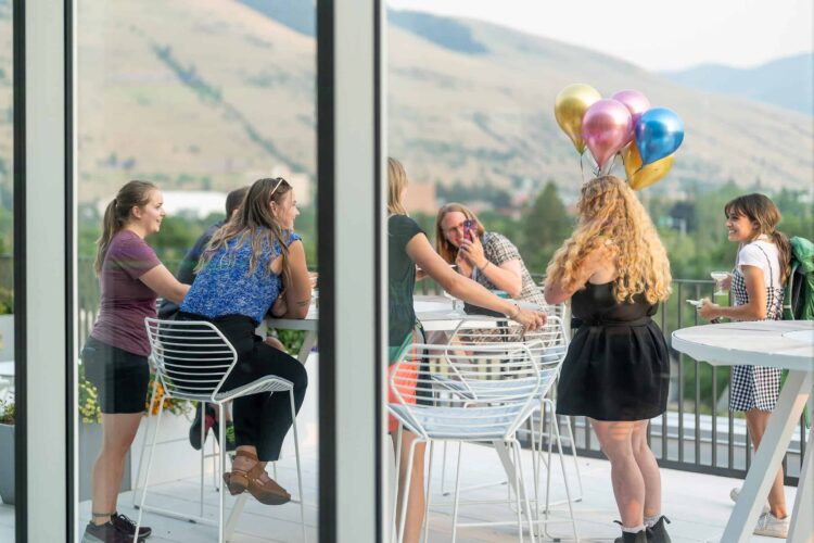 Group on The People's Terrace