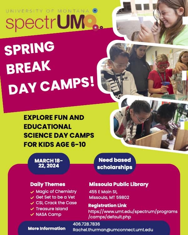 Spring Break Day Camps registration