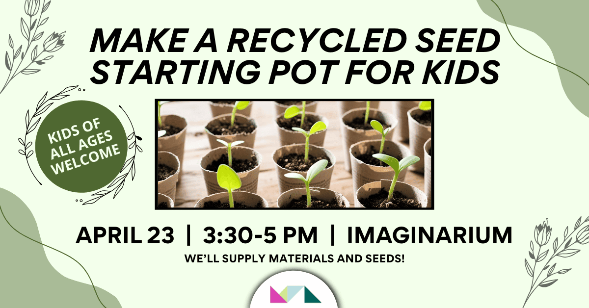 Make a Recycled Seed Starting Pot 483 Make a recycled seed starting pot for kids
