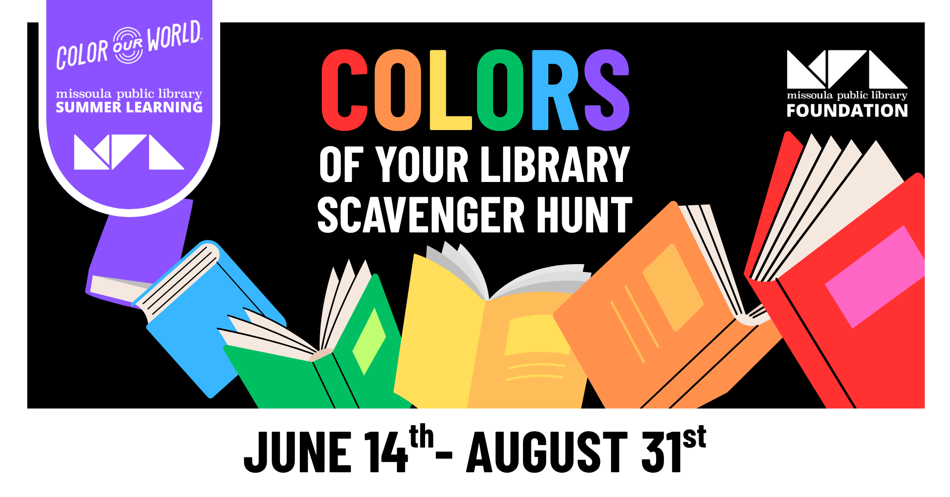 Summer Learning Program: Colors of Your Library Scavenger Hunt