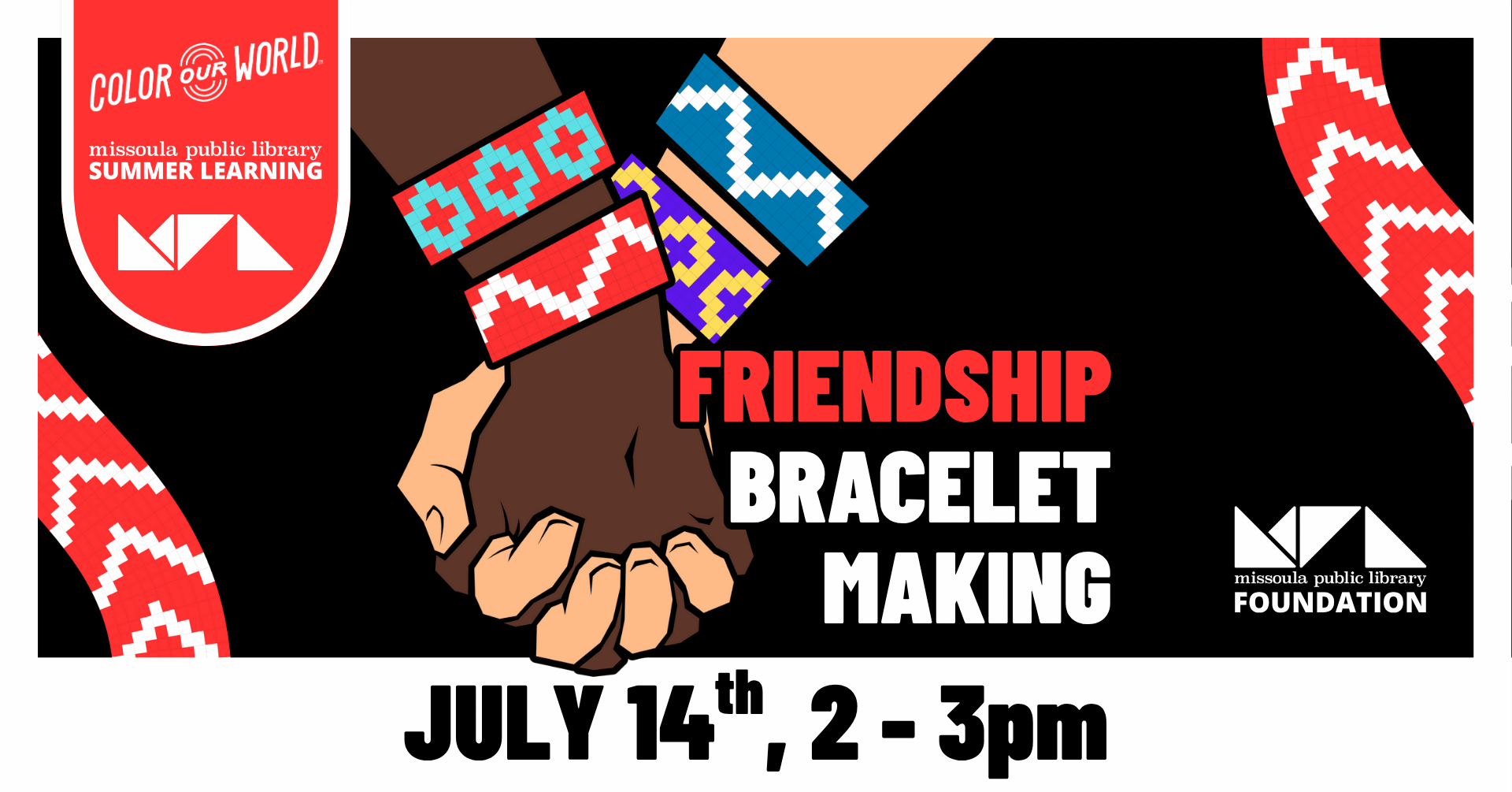 friendship bracelet making