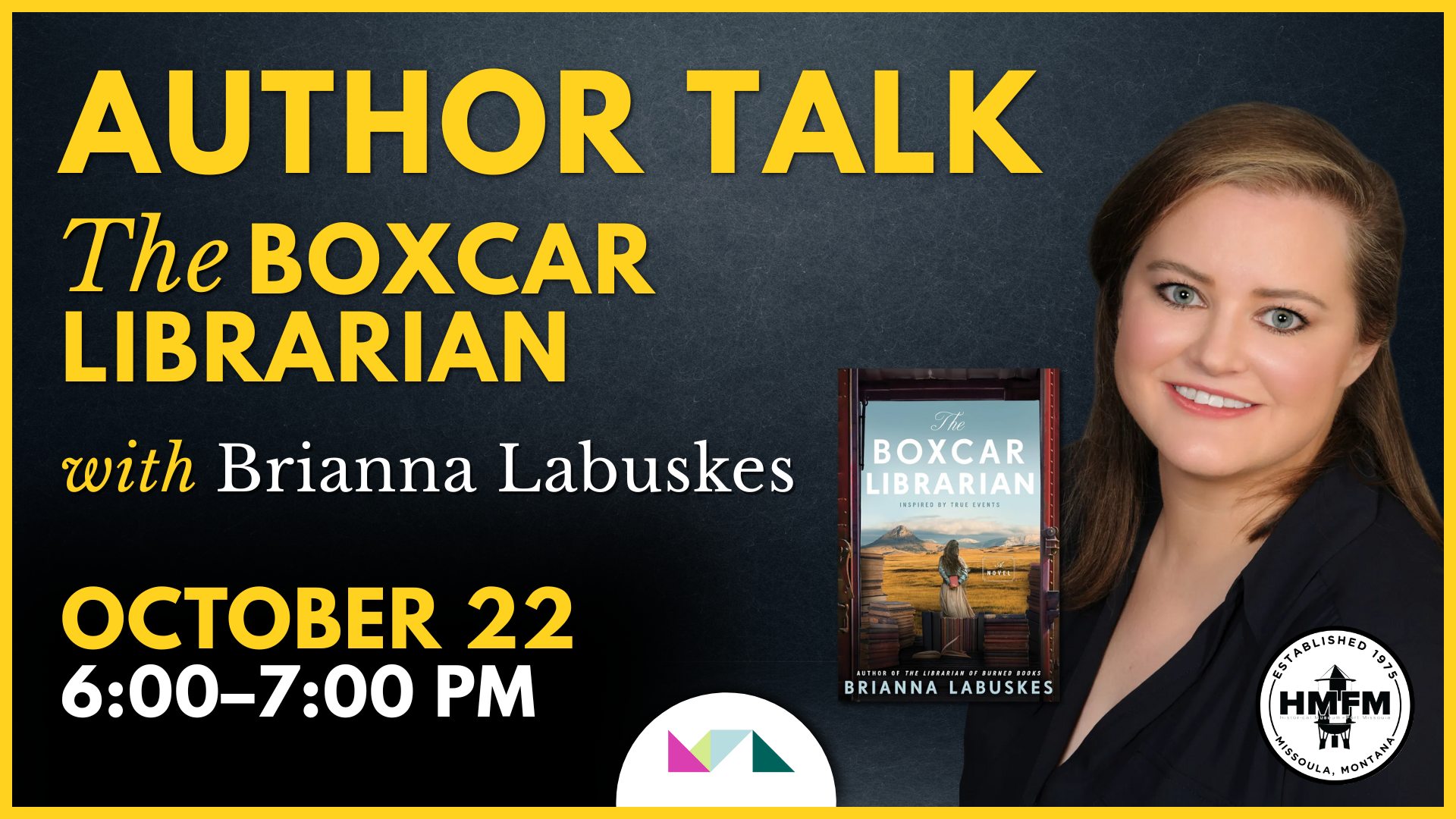Author Talk: The Boxcar Librarian with Brianna Labuskes