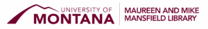 University of Montana: Mansfield Library logo