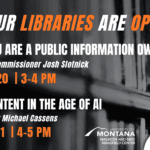 Yes, Our Libraries are Open 2 Yes, Our Libraries are Open