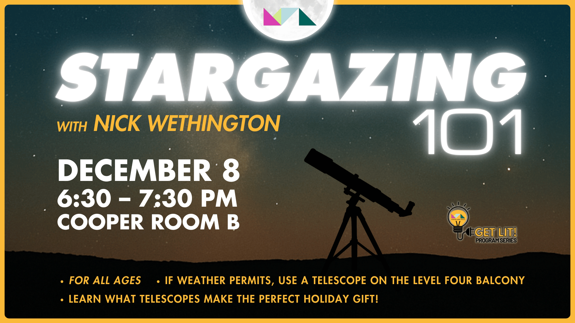 Stargazing 101 with Nick Wethington