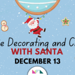 Cookie Decorating and Crafts with Santa