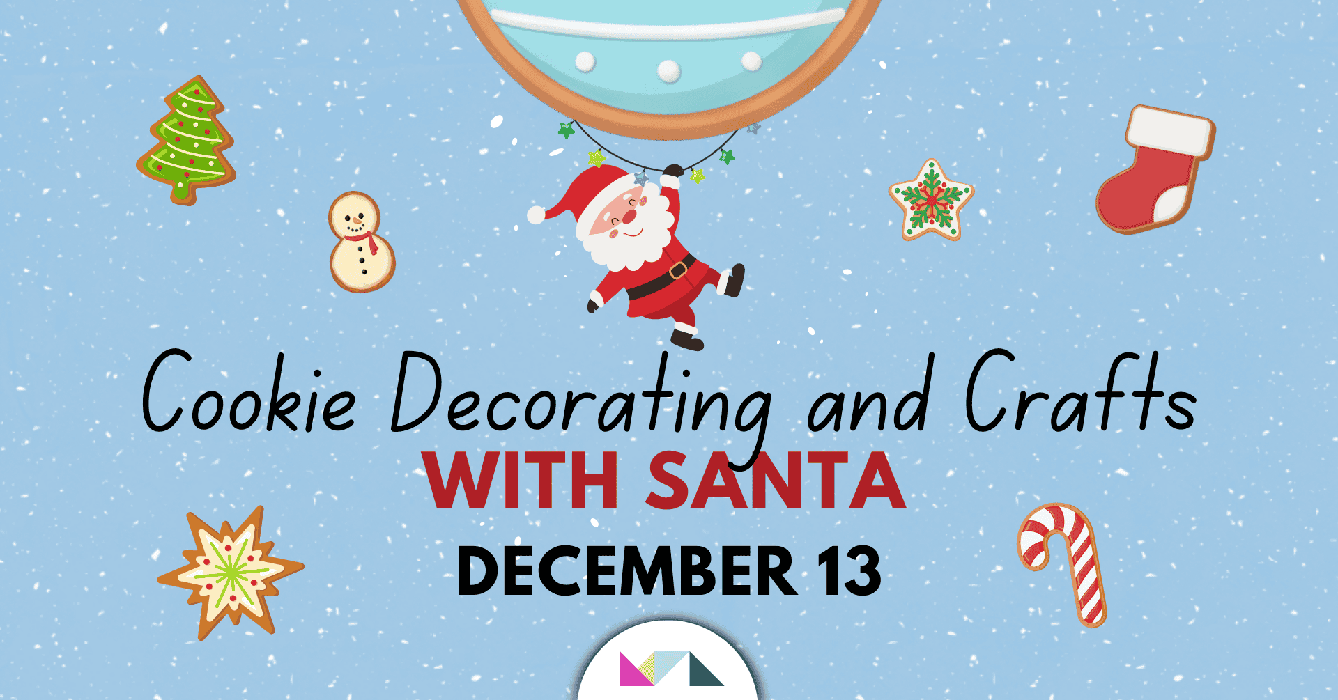 Cookie Decorating and Crafts with Santa