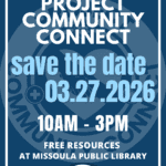 Project Community Connect. Save the date 3/27/26, 10AM-3PM