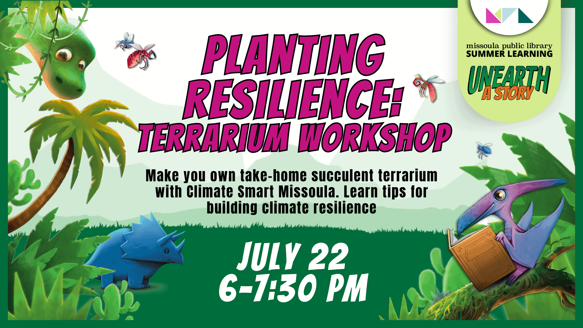 Summer Learning Program Planting Resilience: Terrarium Workshop