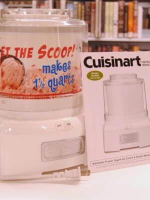 Cuisinart ice cream maker : frozen yogurt-ice cream and sorbet maker and instruction booklet