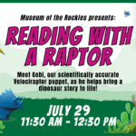 Museum of the Rockies Presents: Reading with a Raptor 1 Reading with a Raptor