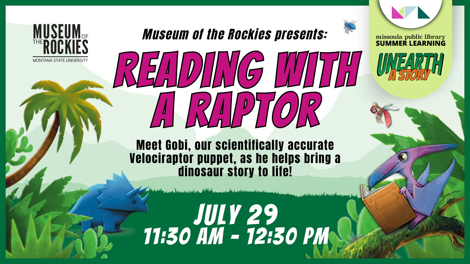 Reading with a Raptor