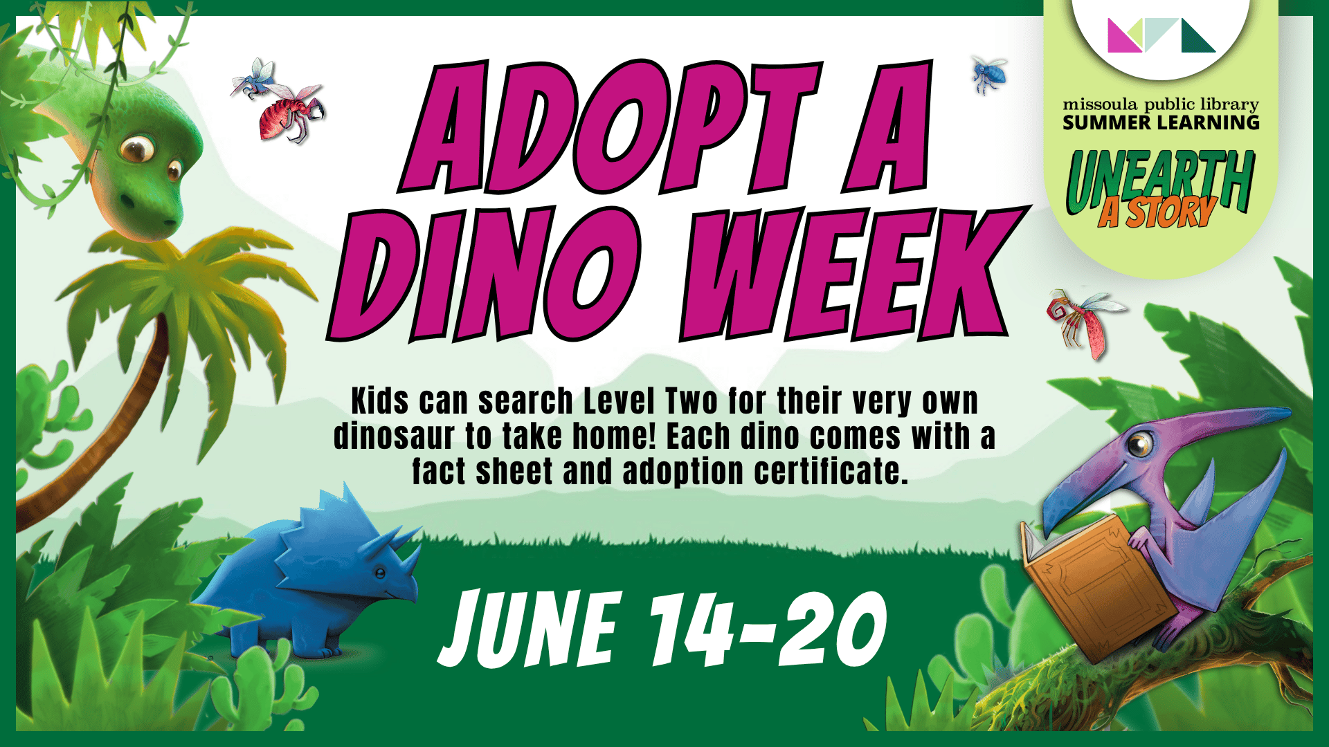 Summer Learning Program: Adopt a Dino Week