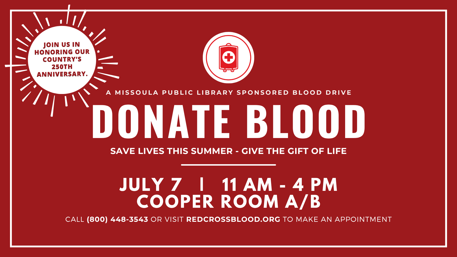 Red Cross Blood Drive