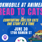 Bookmobile at Animeals: Read to Cats