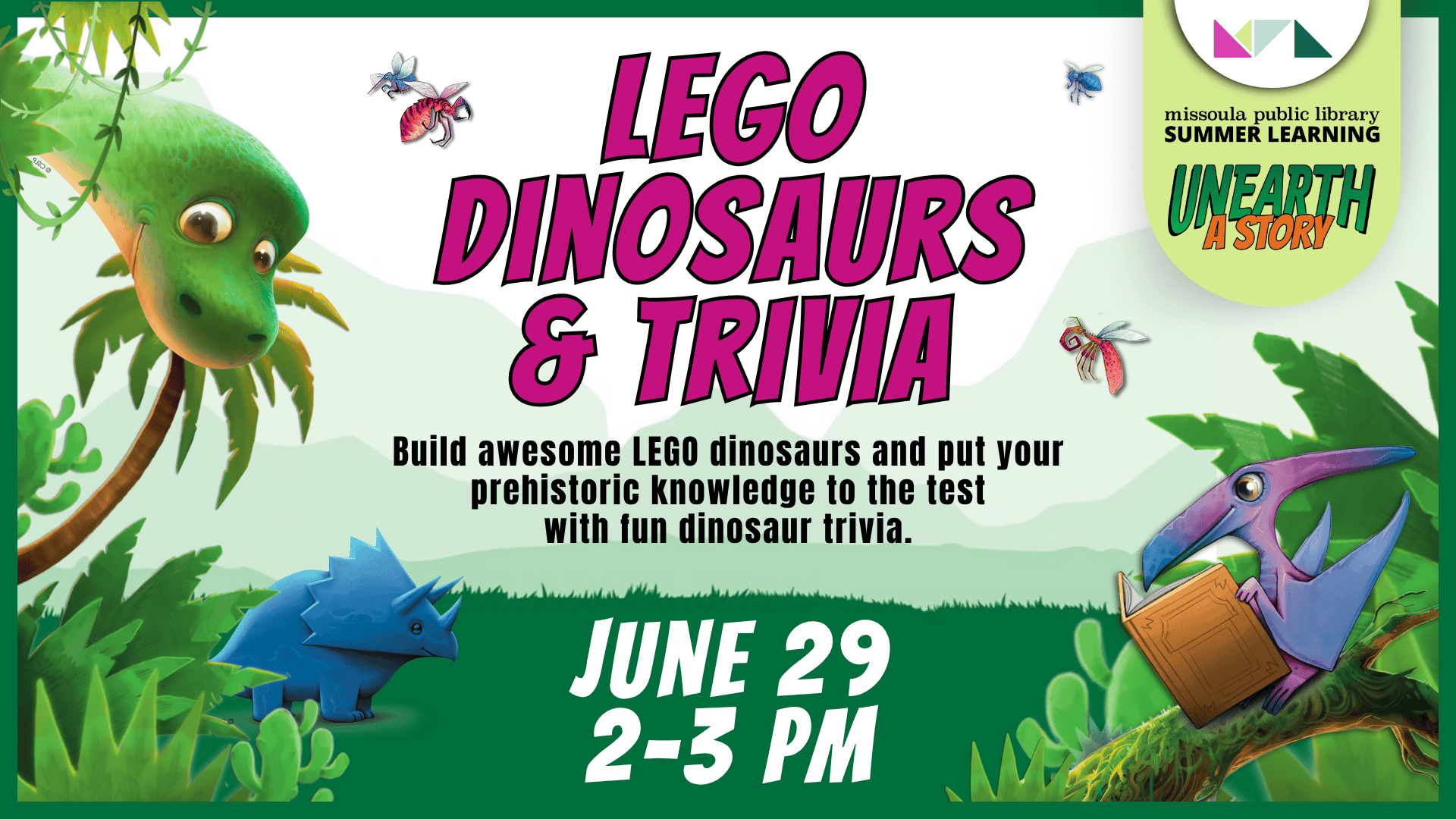 Summer Learning Program: LEGO Dinosaurs & Trivia