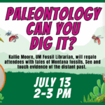Paleontology: Can You Dig It? 1 Summer Learning Program: Paleontology Can You Dig It?
