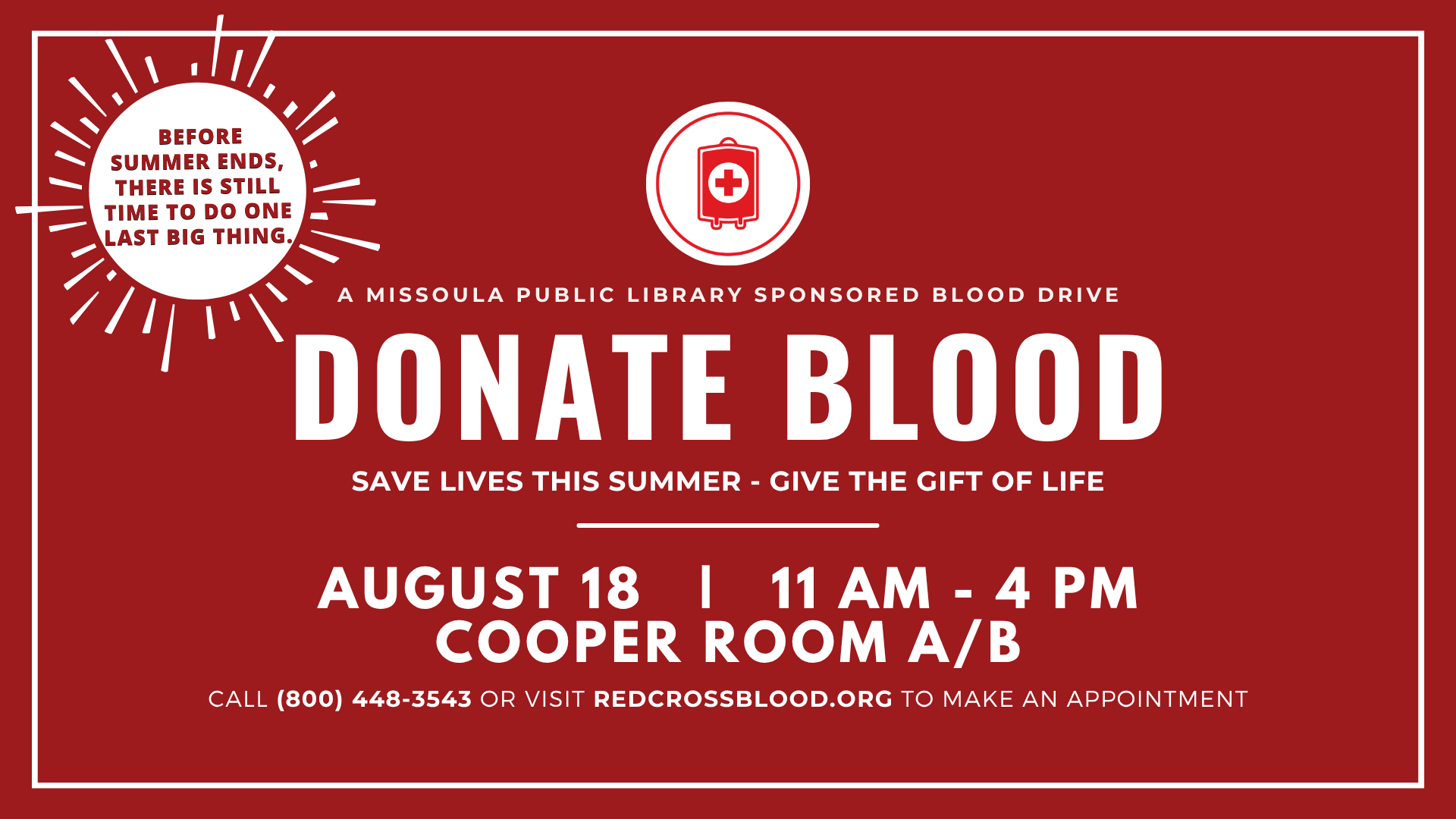 American Red Cross Blood Drive